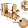 HEDIROLL Wooden Yarn Holder，knitting Machine with Double Layer Design and
