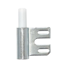 Door Hinge Frame Part V 8100 WF for Gefälzte Door Hinge Diameter 15 mm Zinc-Plated Steel. Pack of 1