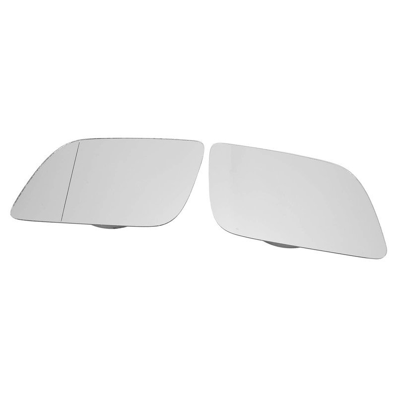 2PCS Side Heated Mirror Glass Left Right Fog Resistant Efficient