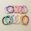 HYHONEY 12pcs/set Heishi Bracelet Surfer Bracelets for Women Stackable clay