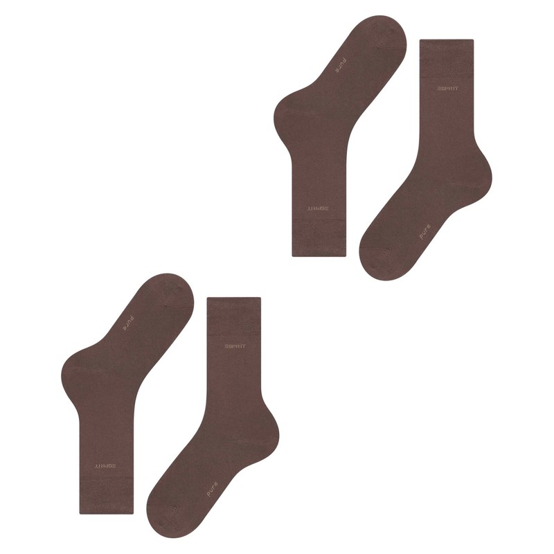 Esprit Men's Socks Dark Brown 5.5-8