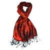 Lorenzo Cana Luxury Pashmina Scarf Jacquard Woven 100% Silk 70