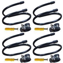 Universal Sword Display Rack Sword Wall Mount Sword Wall Rack Sword Holder Stands — They are Flexible and Easy to Shape, Can Withstand Weights Below 20 pounds and are Very Strong – 4/PK – No Sword