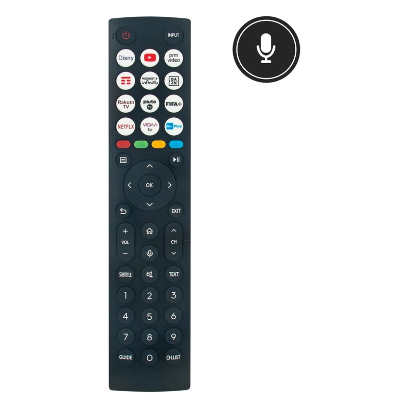 AULCMEET ERF2N36 Remote Control Replacement for Hisense Smart 4K TV