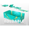 Skywin Dumpster Bag, 2 Pack Foldable and Reusable Trash Bag