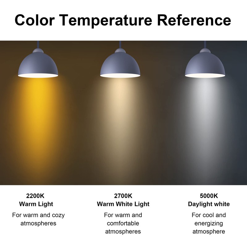 FANNIS 12 Pack ST38 Replacement LED Bulb, 4W Equals 40W,