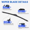 ANIKLUIM® Windshield Wipers for 2006 2005 2004 2003 2002 Honda