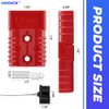Uddick 4PCS 175A 1/0-4 Gauge Battery Cable Quick Connect/Disconnect Connector