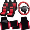 CAR PASS Alfombrillas impermeables para coche de ajuste universal, alfombras
