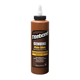 Titebond Genuine Hide Glue 16 Oz. – Ready-to-Use Adhesive for Fine Furniture, Antique Restoration, Musical Instruments, Slow Set, Creep-Resistant, Creates Crackling Effect on Wood – 5014