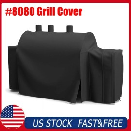 SHINESTAR Heavy Duty 8080 Grill Cover for Char-Griller 5050, 5650, 93560 Grill 62"x25"x50"
