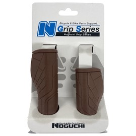 NOGUCHI NGS-005 Grip Long 5.0 x Half 3.7 inches (128 mm) x Half 3.7 inches (95 mm), Left and Right Set, Brown, Small