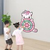 Children's Dartboard, Unicorn Toy Theme Dart Board with 6 Balls,