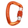 D Carabiner Clip Aluminum Alloy Auto Lock Heavy Duty D