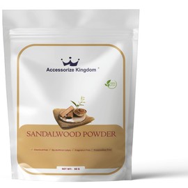 Accessorize Kingdom Sandalwood Herbal Powder for External Use – For DIY Face & Hair Packs | 1.7 oz (50g,)