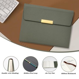 BOBO RABBIT Journal Notebook for Writing Magnetic Closure PU Leather Lined A5 240 Pages Hardcover Journaling Note book for Women Men Diary Work Business