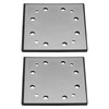 ECSiNG 2pcs 116x107mm Sanding Pad Backing Base Plate Backing Pad