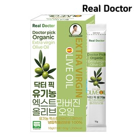 Real Doctor Doctor Pick Organic Extra Virgin Olive Oil 15 sachets 1 / 리얼닥터 닥터픽 유기농 엑스트라버진 올리브오일 15포 1개