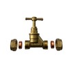 22mm Stopcock Brass Compression Valve - Durable Stopcock Valve with