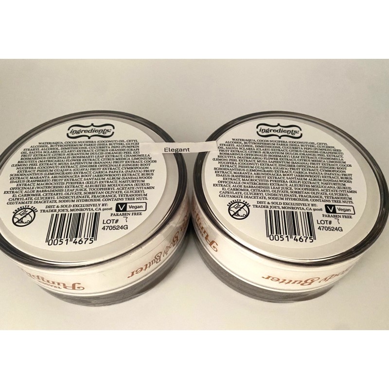 Trader Joe's 2pk Trader Joe's Pumpkin Body Butter 2x 8oz