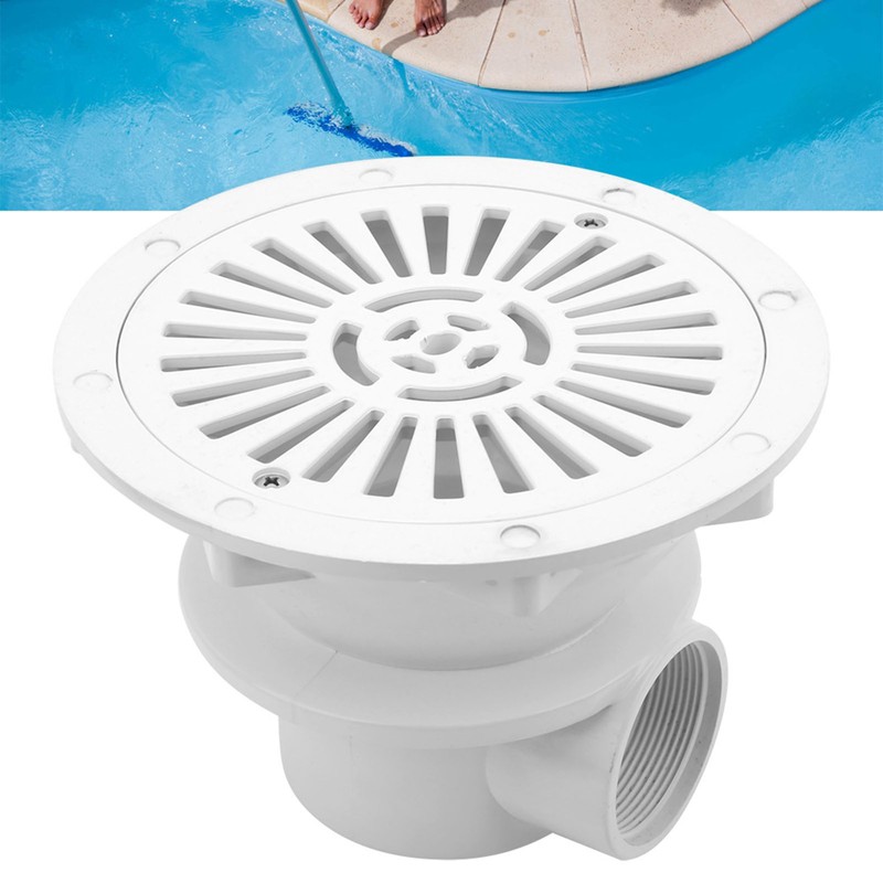 White Swimming Pool Main Drain Floor Drain G2 Water Inlet