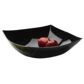 EMI Yoshi Koyal Disposable Square Bowls, 32-Ounce, Black, Set of 50