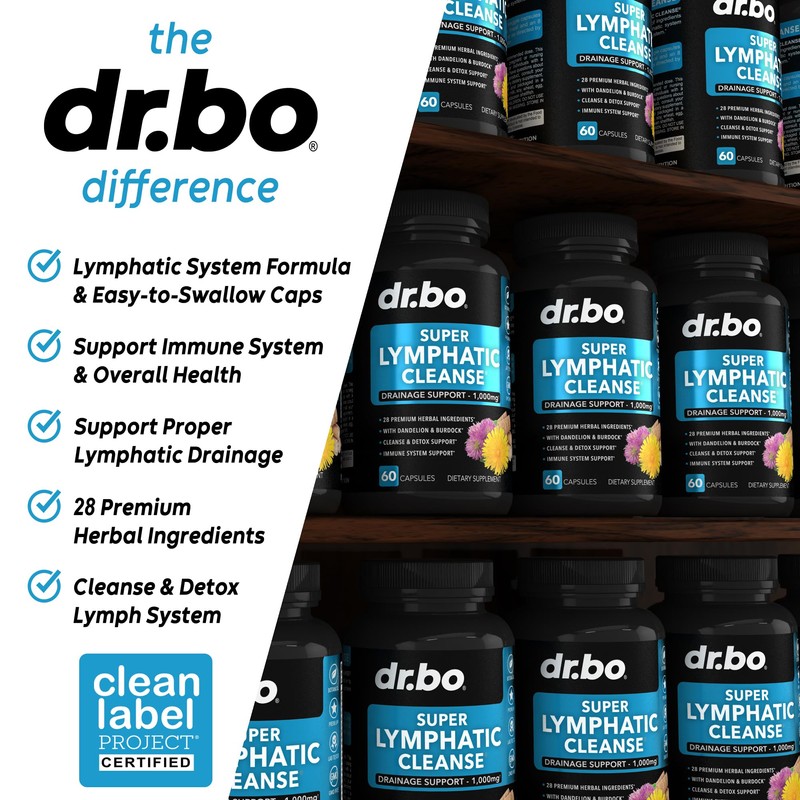 Lymphatic Drainage Supplements Pills - Lymphatic Support Total Herbal Cleanse