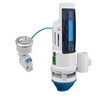Goddessmoon Universal Dual Flush Valve Kit with Water-Saving Valve, Electroplated