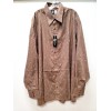 Noiz Mens Size 3XL Button Up Long Sleeve Brown Shirts