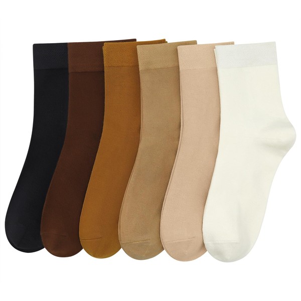 Women Thin Socks Rayon Bamboo Ankle Silky Quarter Anti Odor