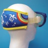 SeaCanary Snorkeling Diving Mask Strap Cover Rainbow Honu Blue