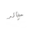 Gold/Silver 925 Sterling Silver Snake Conch Ear Cuff (Silver Left)