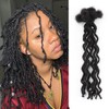 10 Inch Afro Kinky Curly Dread Extensions – 10 Strands