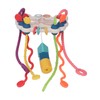 Pull String Interactive Toy Plastic Colorful Pulling Toy for Visual