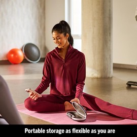 Master Lock Portable Small Lock Box, Set Your Own Combination Lock Portable Safe, Personal Travel Safe, 5900D, Gunmetal Grey