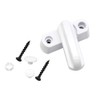 Dylan-EU 4pcs White Metal Window Lock Security Lock Front Door