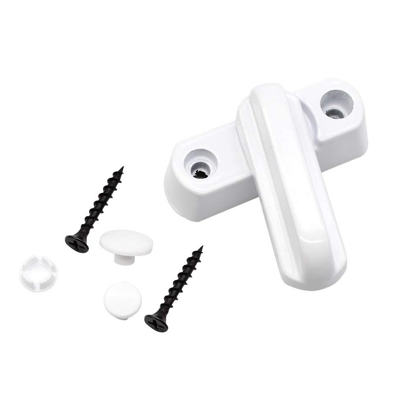 Dylan-EU 4pcs White Metal Window Lock Security Lock Front Door