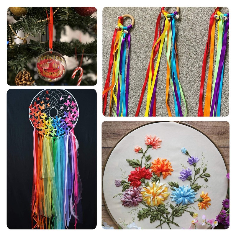 Wtrcsv, satin gift ribbon, decorative fabric, for crafts and gift