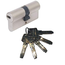 ABUS EC550 Profile Double Cylinder Length 40 / 45 mm with 5 Keys