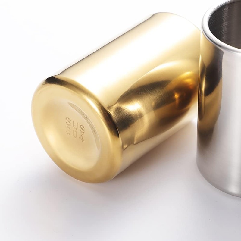 Gold Stainless Steel Fruit Fork Holder Dessert Spoon Holder Food