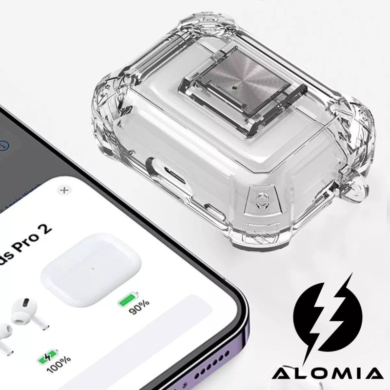 Alomia Funda Compatible AirPods Pro Limpiador Y Almohadillas