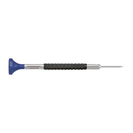 Bergeon 6899 Screwdriver, Ergonomic, Stainless Steel and Delrin Plastic, Rotating Octagonal Head, Watchmaker's Tool, Size: 2.5 mm, Colour: Blue