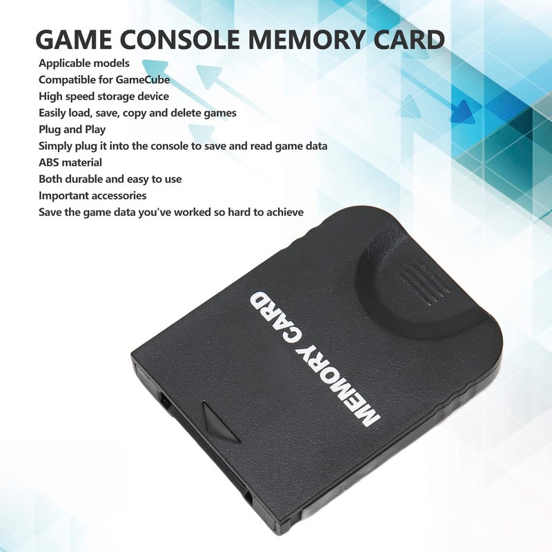 16MB/32MB/64MB/128MB Gaming Storage Memory Card for Gamecube Console Data Accessories