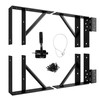 Gate Corner Brace Bracket,Heavy Duty Anti Sag Gate Kit with