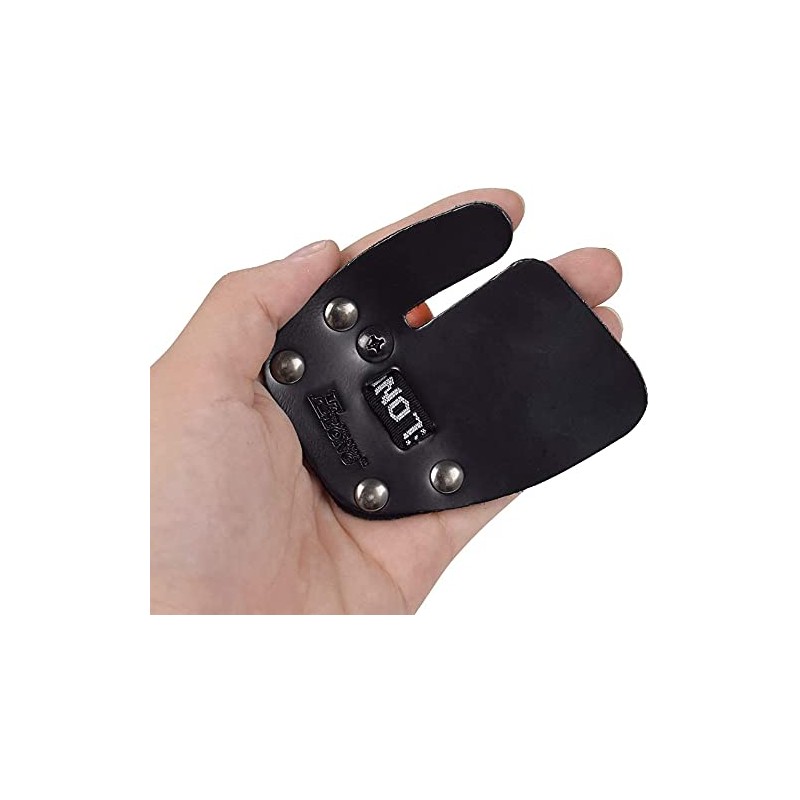 ELONG OUTDOOR Leather Archery Finger Protection Pad Glove Tab Bow
