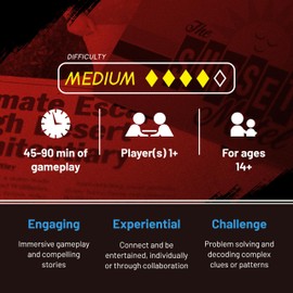 Hunt A Killer Murder at The Motel - an Immersive Murder Mystery Experience - for True Crime Fans with Evidence & Puzzles - Solve Crimes at Date Night or Family Game Night - Age 14+