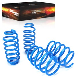 maXpeedingrods Lowering Springs for Toyota Camry FWD 2018-2024, SAE 9254 Cold-Wound Steel 2.0" Lowering Coil Springs, Blue