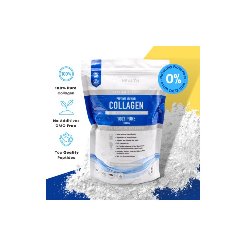 Hydrolysed Collagen Powder (Bovine) - High Protein Grass Fed Unflavoured
