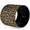 GOSO Drum Leopard Lamp Shades for Table Lamps Set of