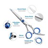 10pcs Haircutting Scissors Kit Professional Stainless Steel Comfortable Grip Portable